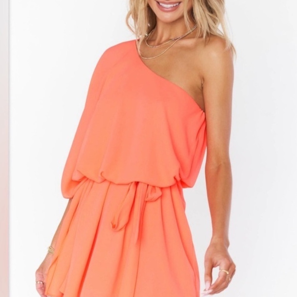 Show Me Your MuMu Vibrant One-Shoulder Dress